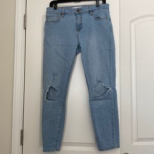 Vans skinny ripped jeans size 12